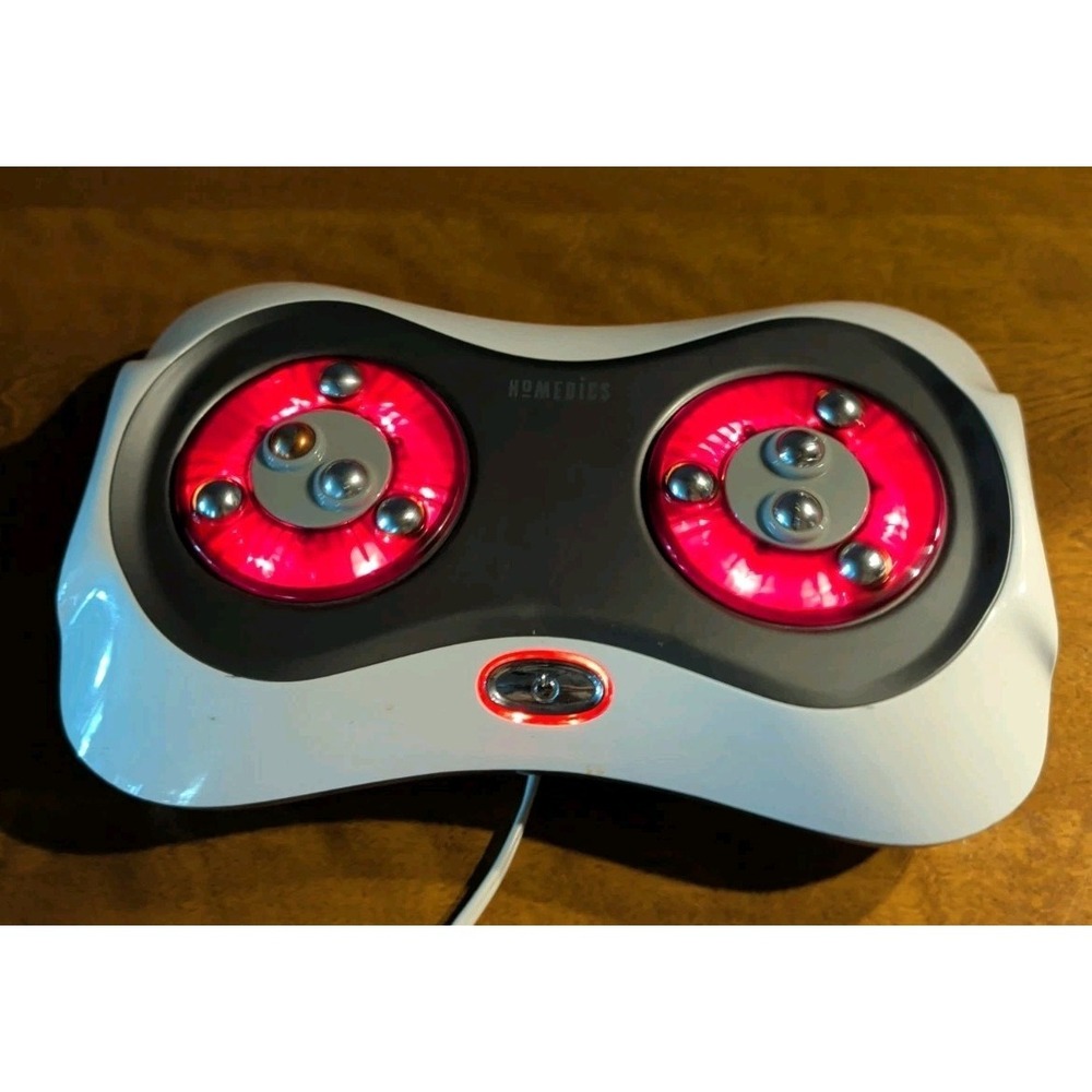 Homedics Shiatsu Deluxe Foot Massager With Heat (Model FMS-150H) Works Good
